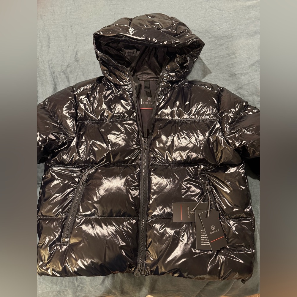 Bogner Glossy Black Ski Jacket
